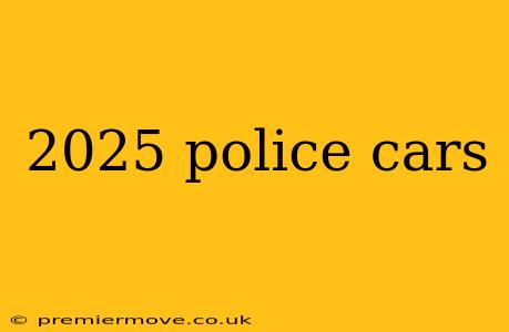2025 police cars