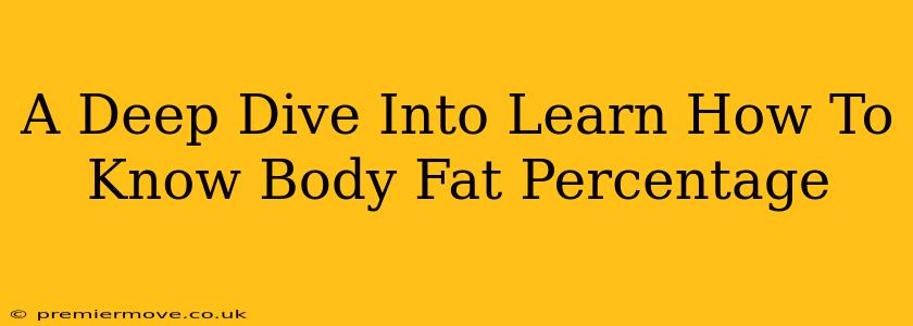 A Deep Dive Into Learn How To Know Body Fat Percentage