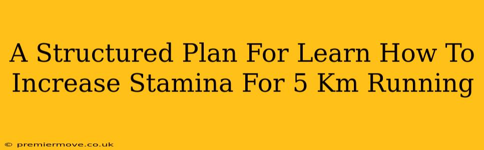 A Structured Plan For Learn How To Increase Stamina For 5 Km Running