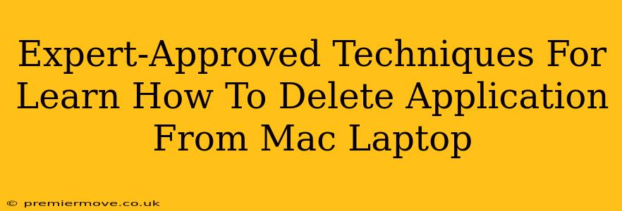 Expert-Approved Techniques For Learn How To Delete Application From Mac Laptop