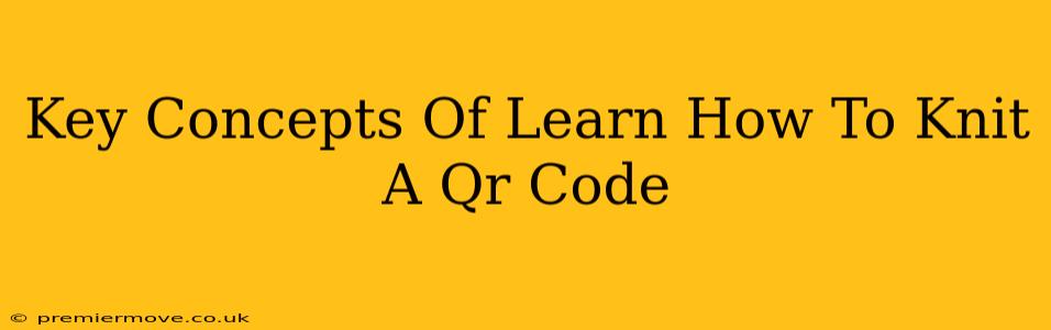 Key Concepts Of Learn How To Knit A Qr Code