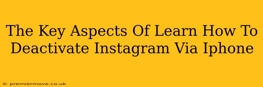 The Key Aspects Of Learn How To Deactivate Instagram Via Iphone